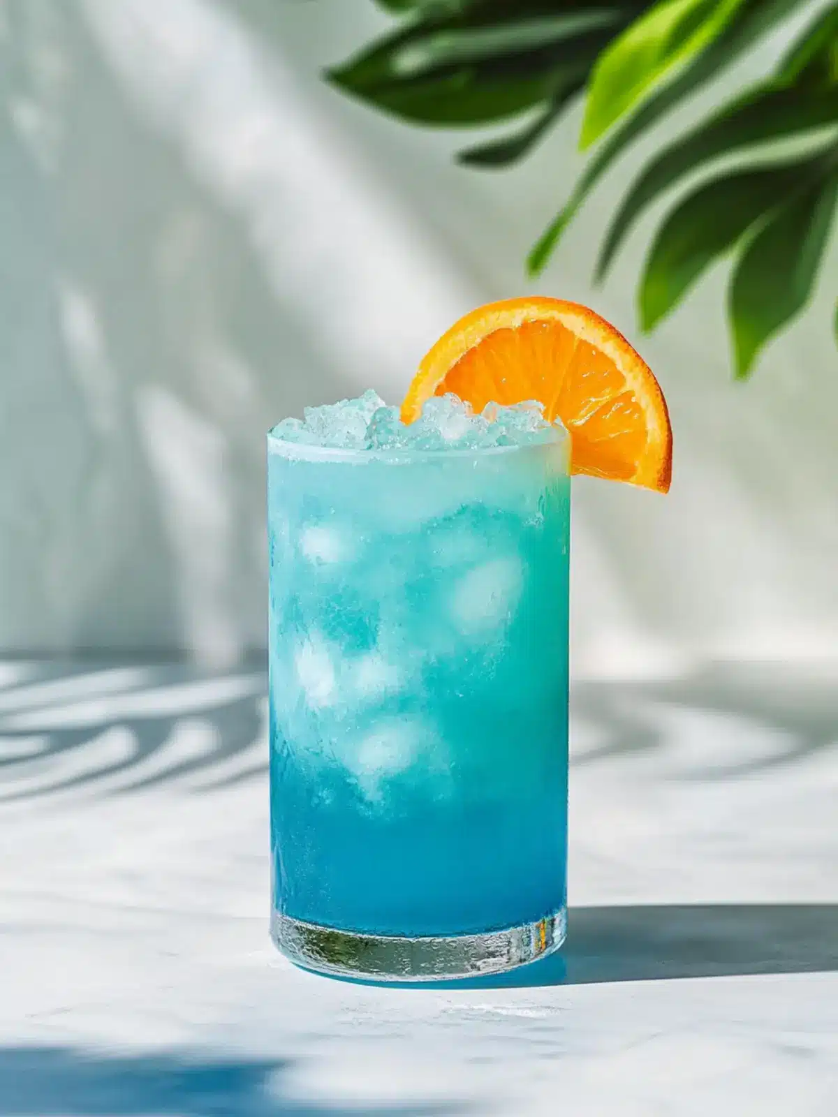 Blue Hawaiian Mocktail