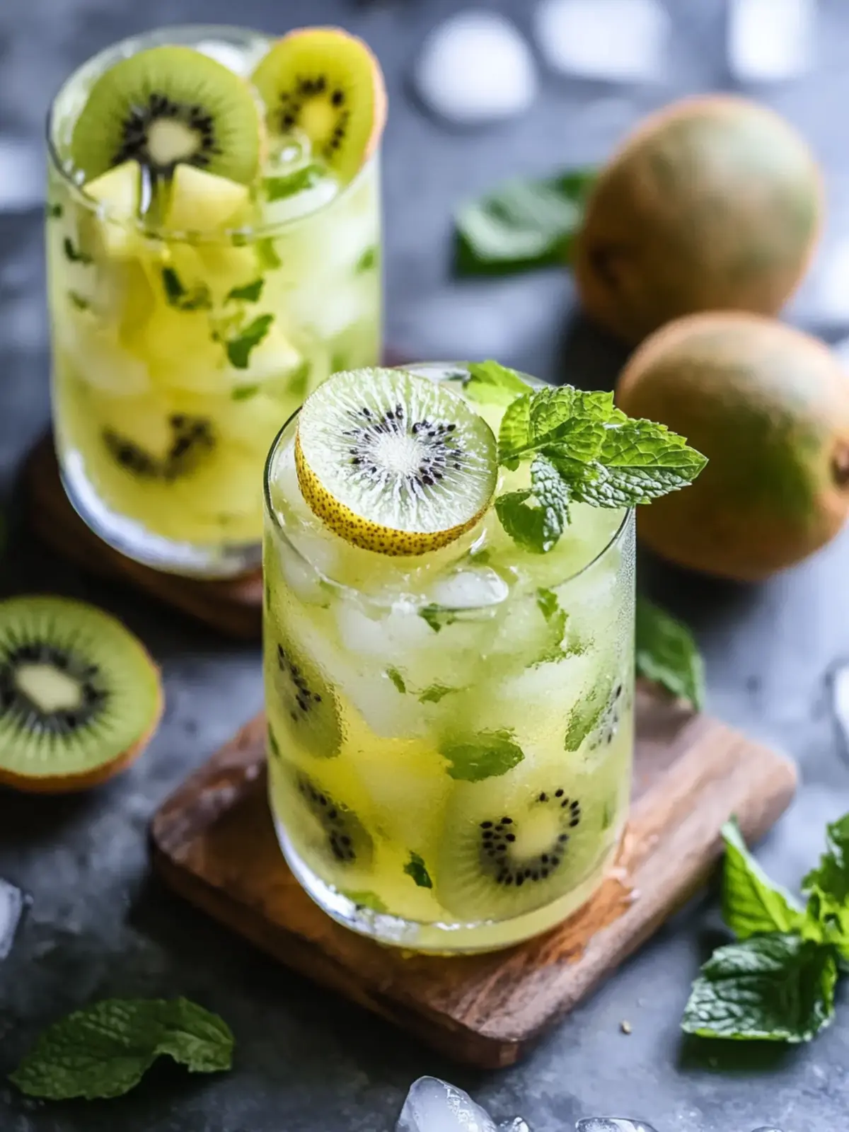 Pineapple Kiwi Mojito