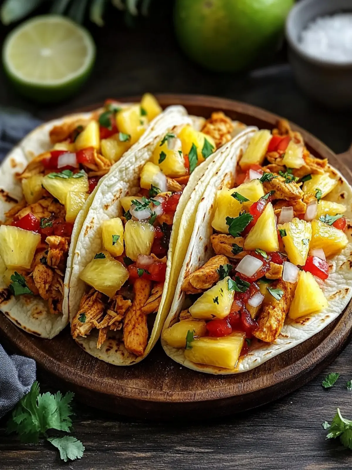 Pineapple Chicken Tacos