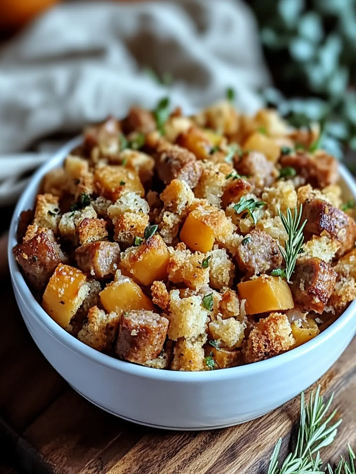 Slow Cooker Sausage Stuffing