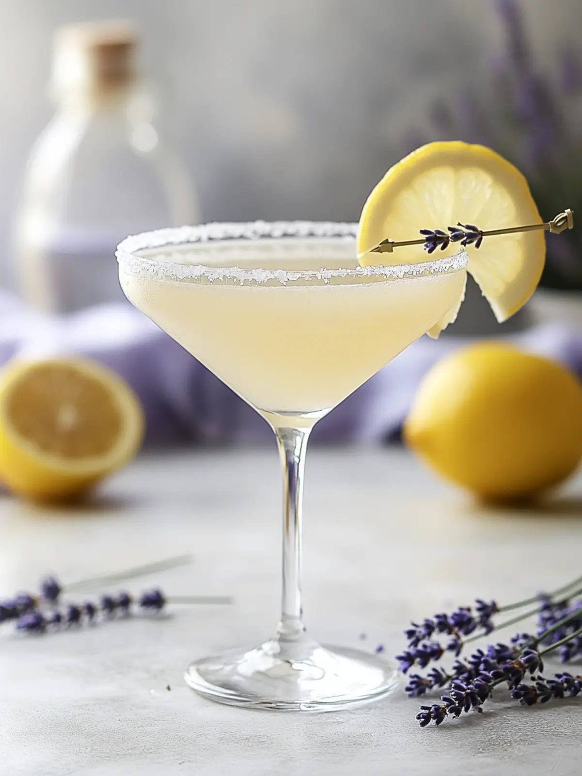 Lavender Lemon Drop Martini