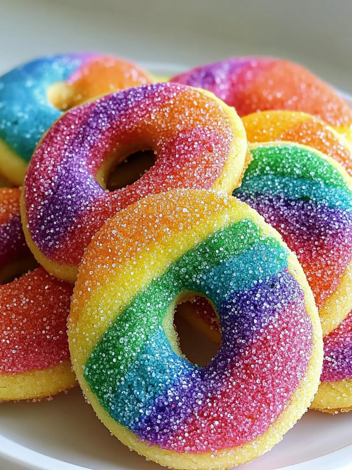 Rainbow Sugar Cookies