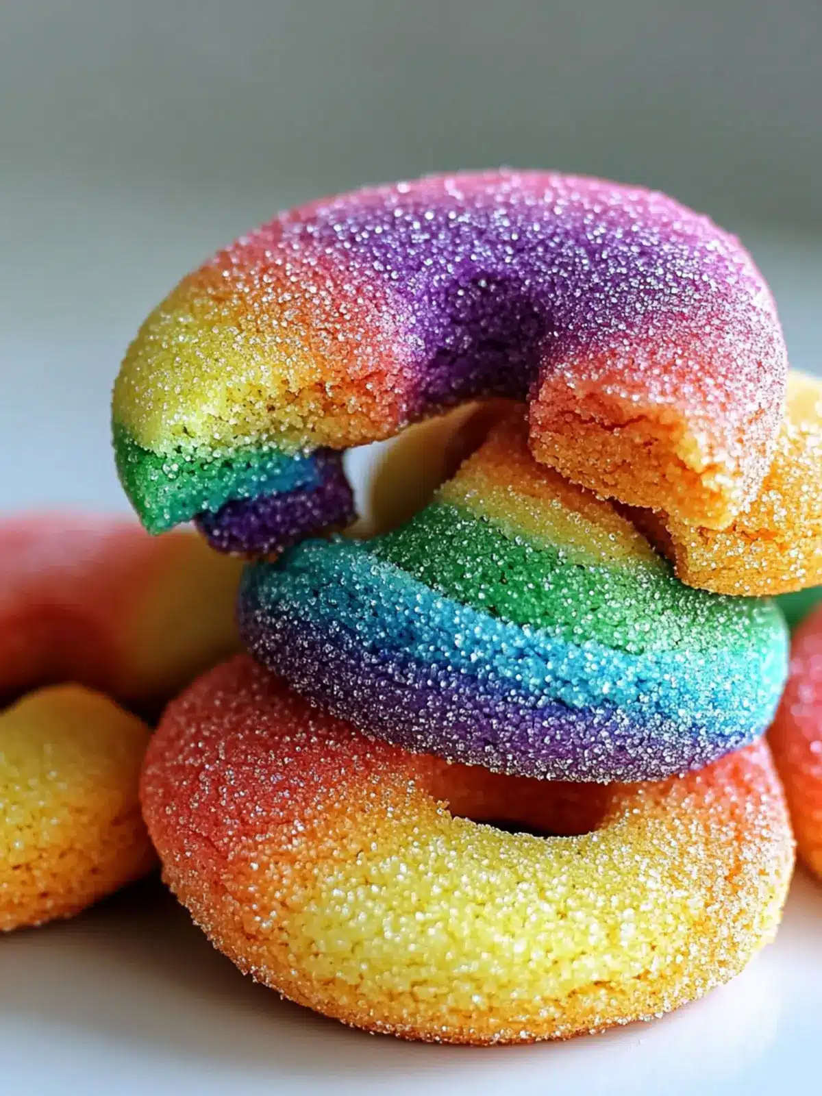 Rainbow Sugar Cookies