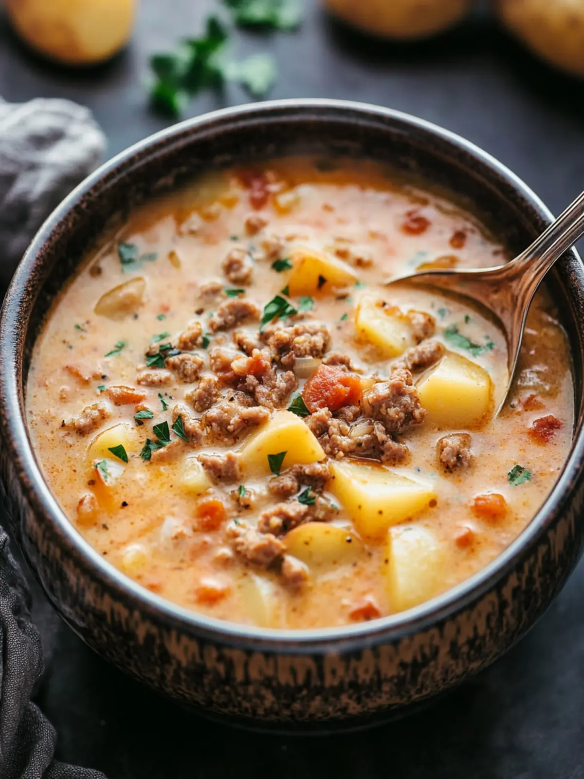 Tuscan Sausage and Potato Soup
