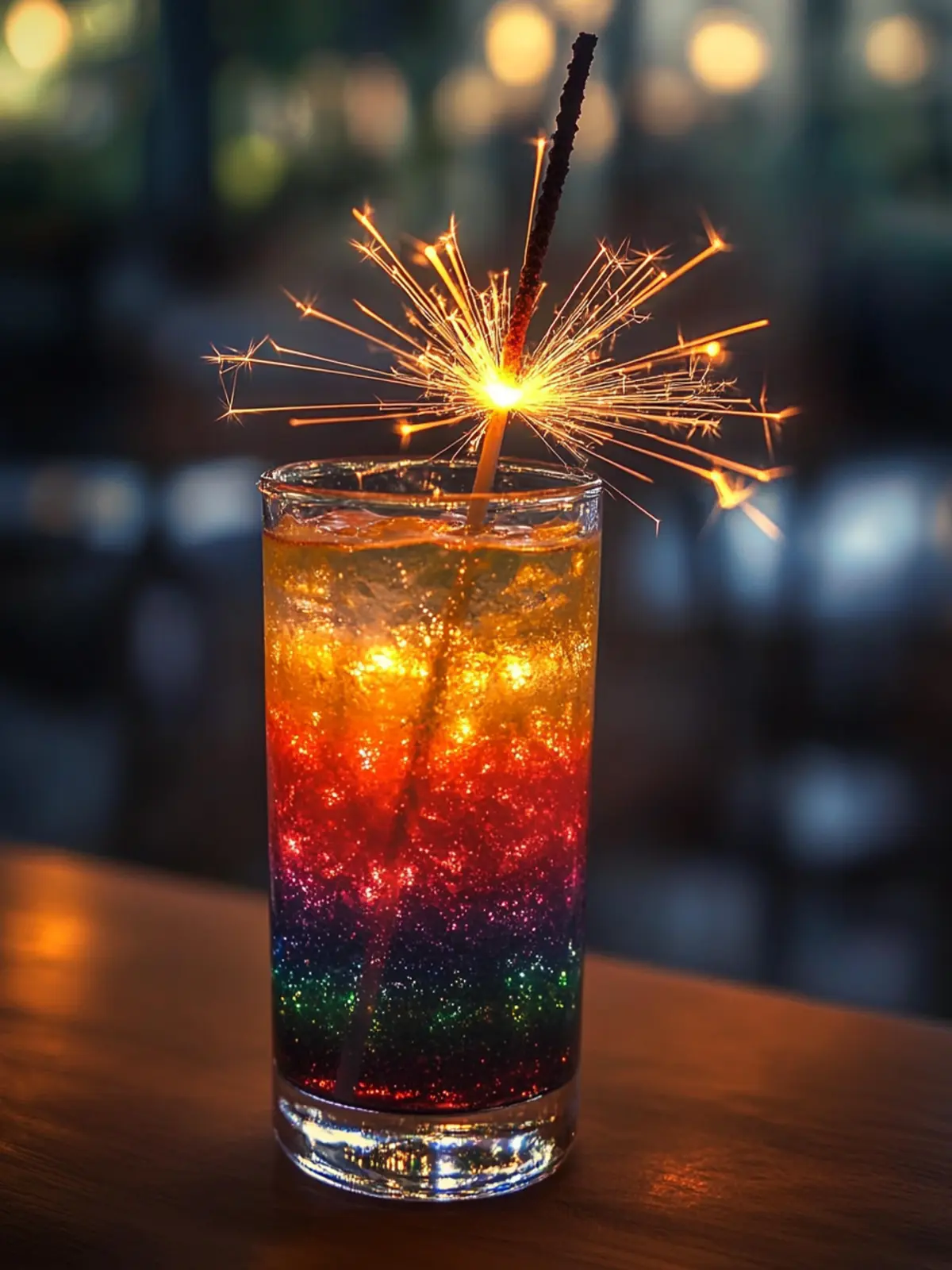 Rainbow Sparkler