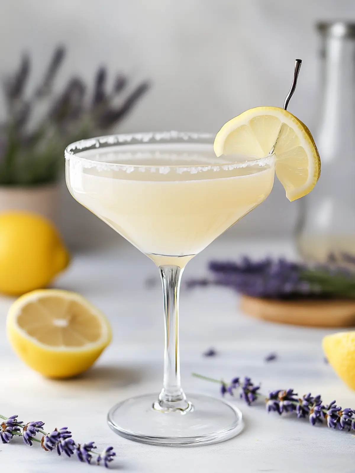 Lavender Lemon Drop Martini