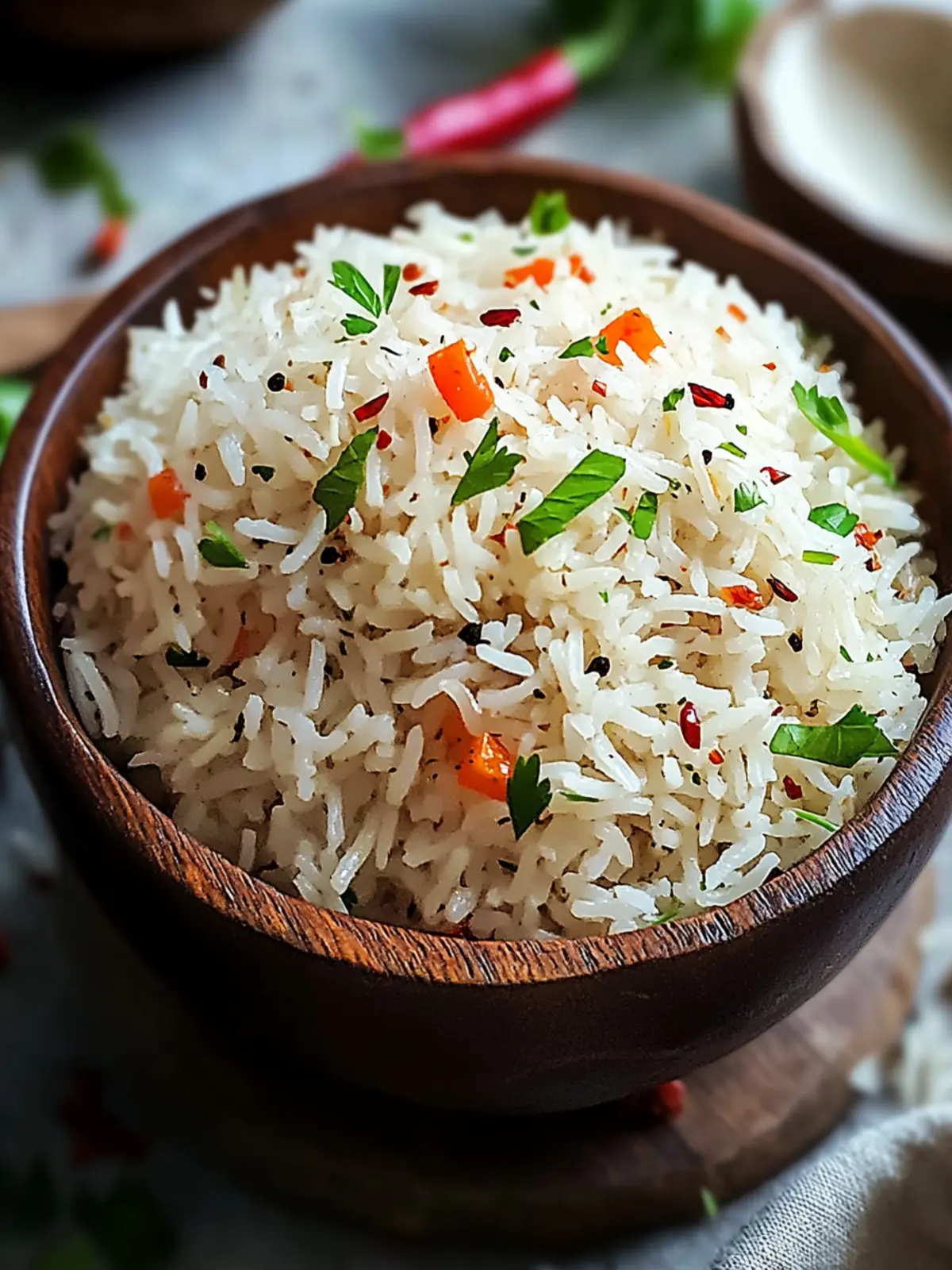 Coconut Pepper Rice