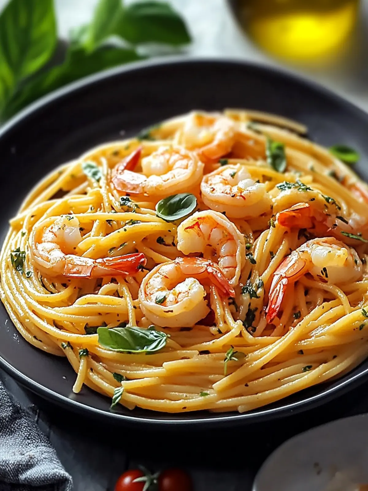 Jamaican Shrimp Pasta