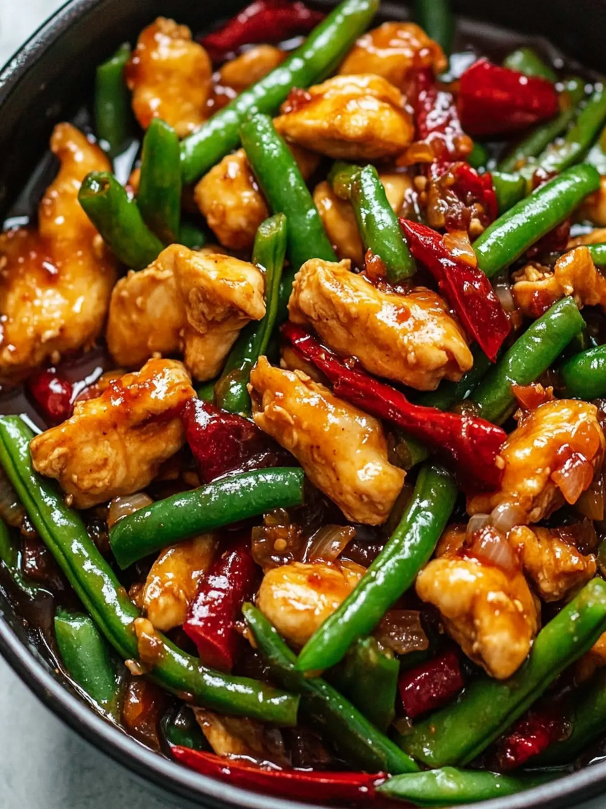 Chicken Green Bean Stir Fry