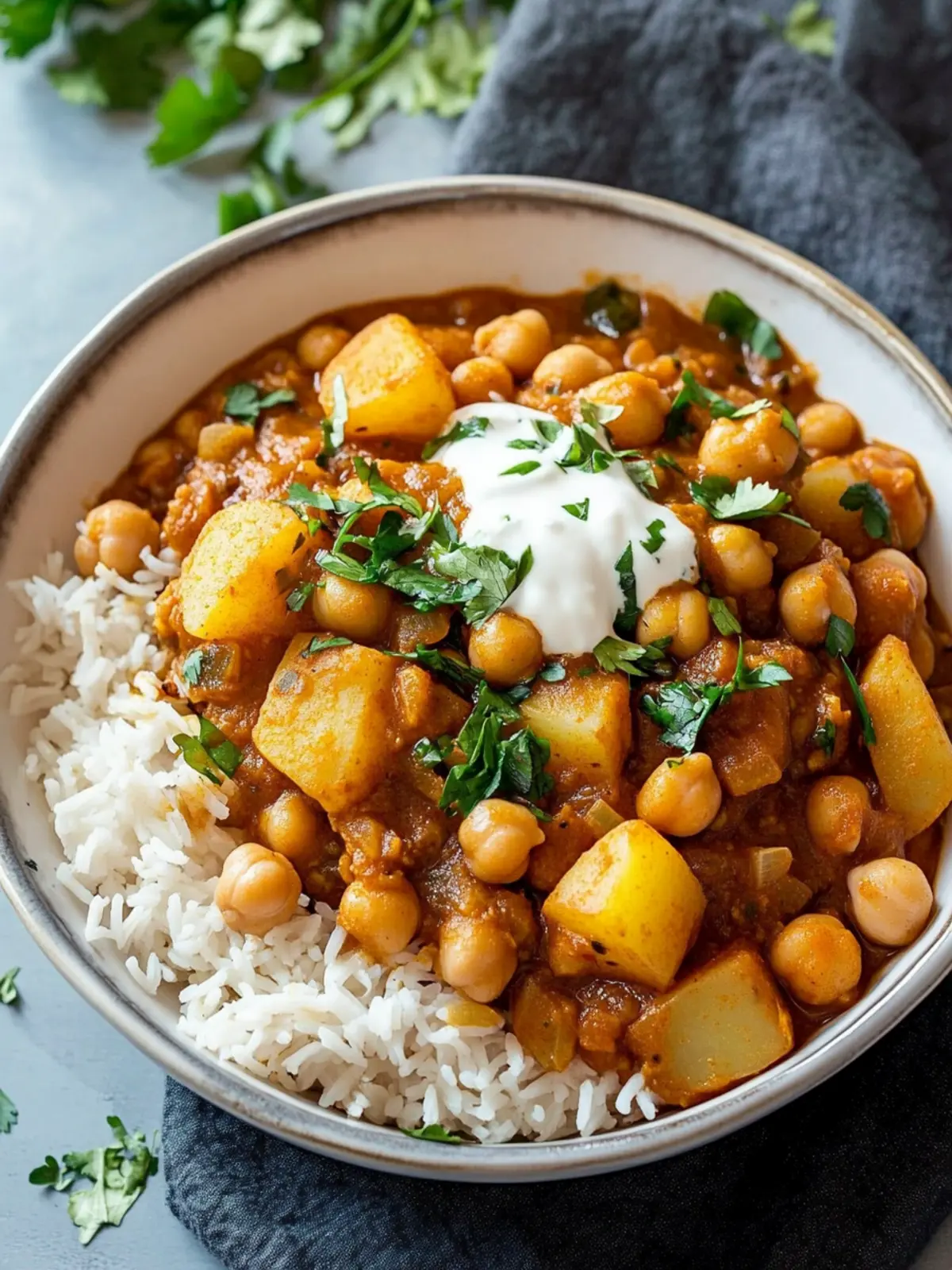 Chickpea and Potato Curry