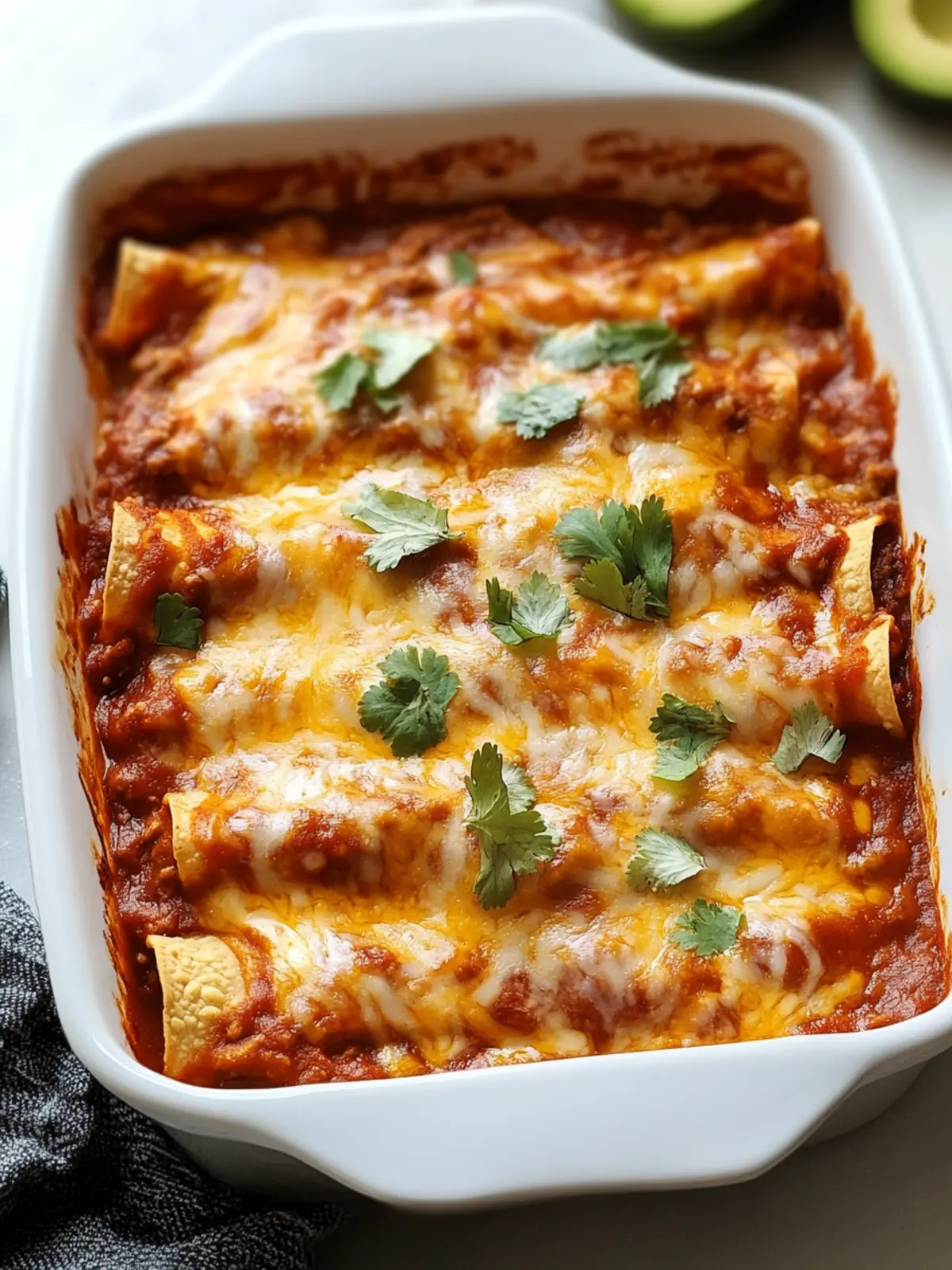 Red Enchilada Casserole