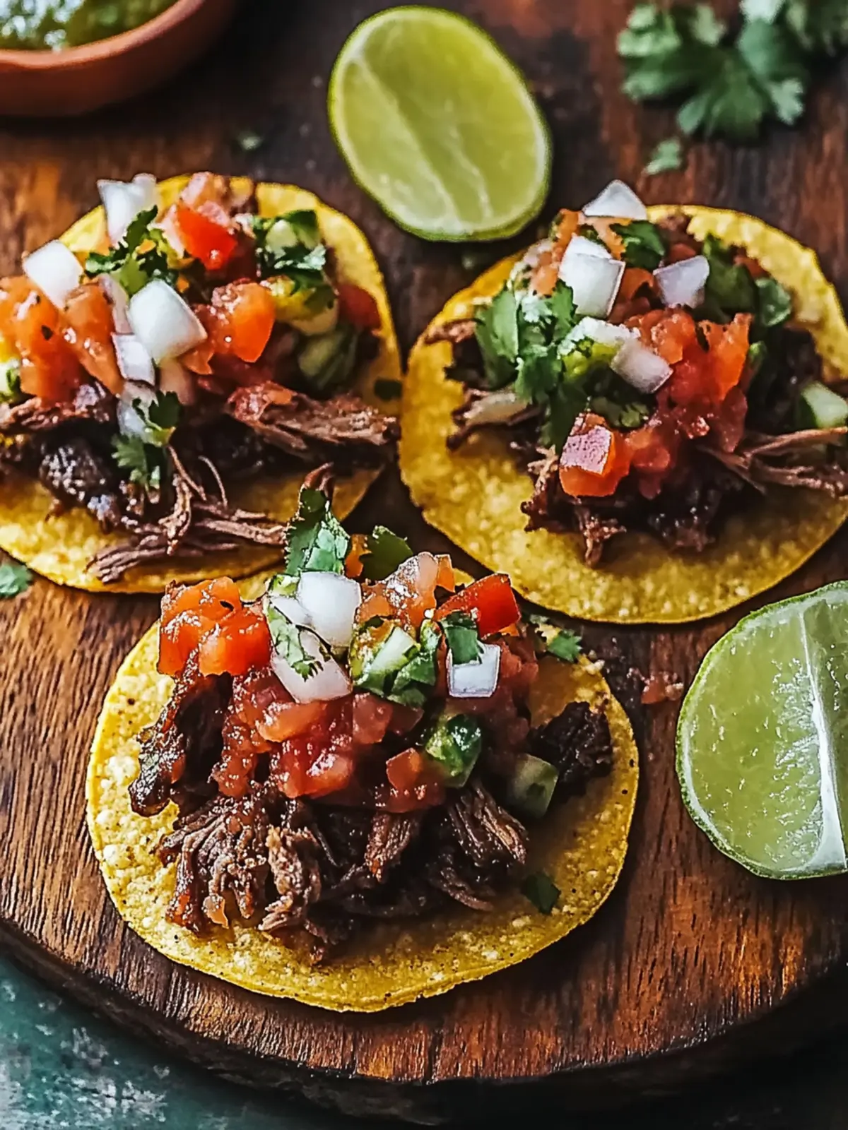 Mexican Tostadas de Carne Asada