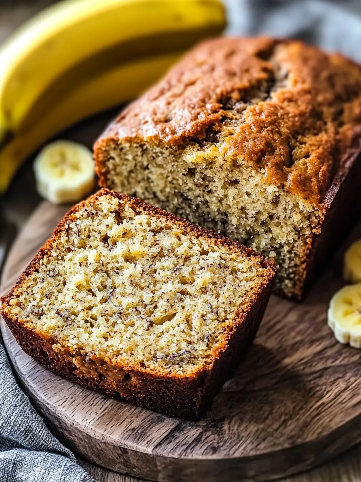 Moist Sweet Banana Bread
