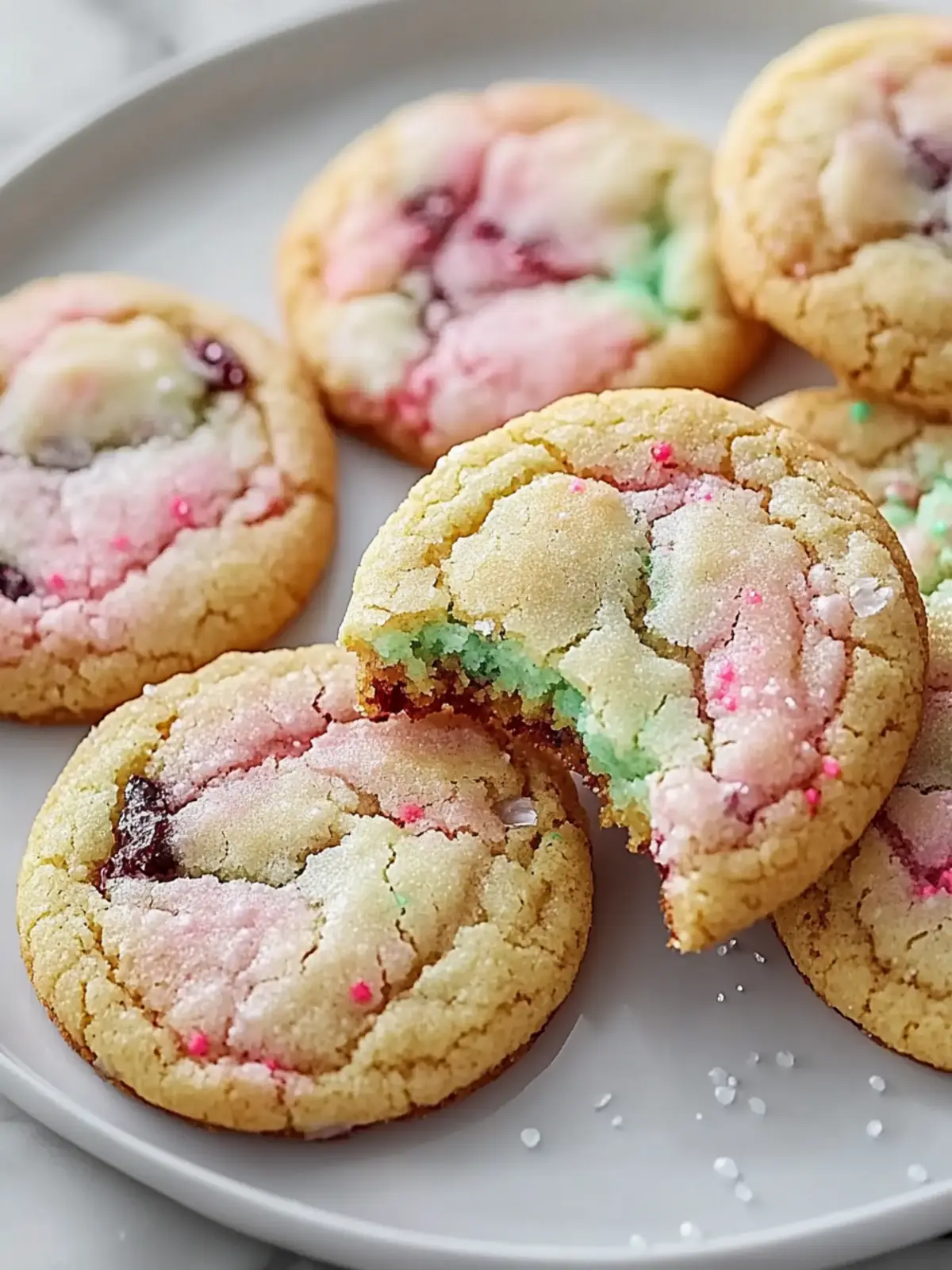 Chewy Spumoni Cookies