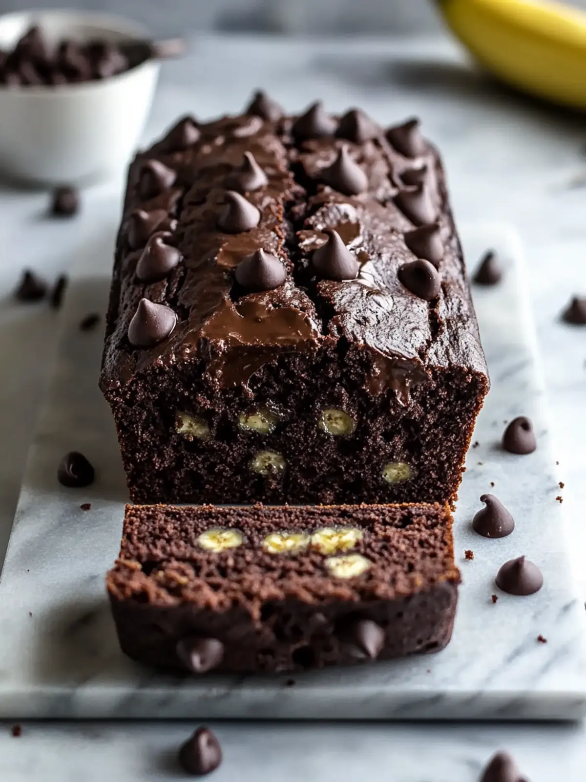 Chocolate Zucchini Banana Bread