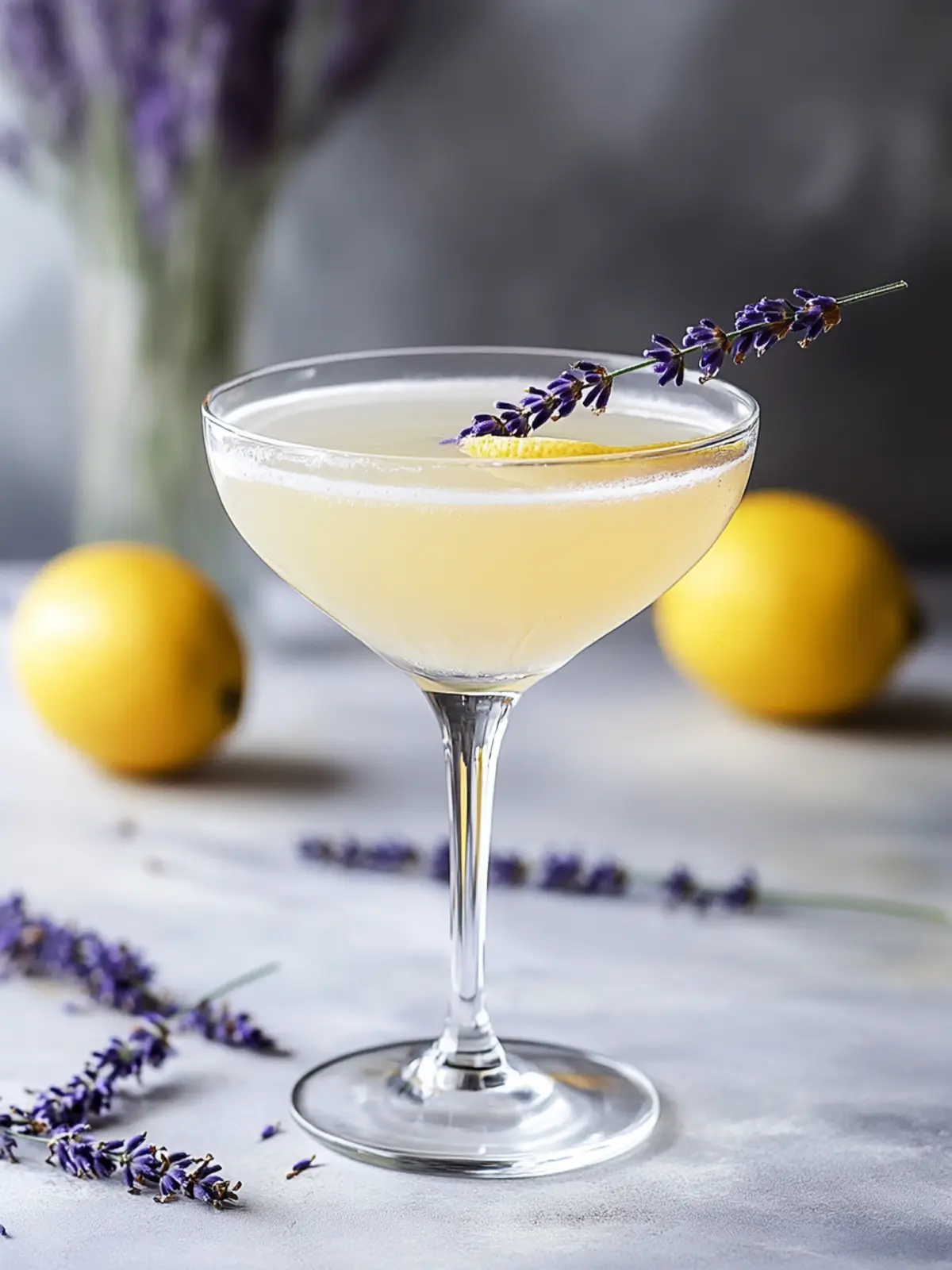 Lavender Lemon Drop Martini