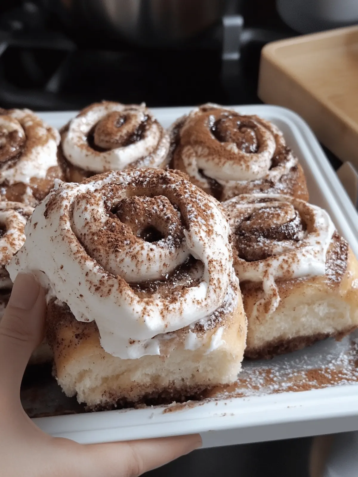 Tiramisu Cinnamon Rolls