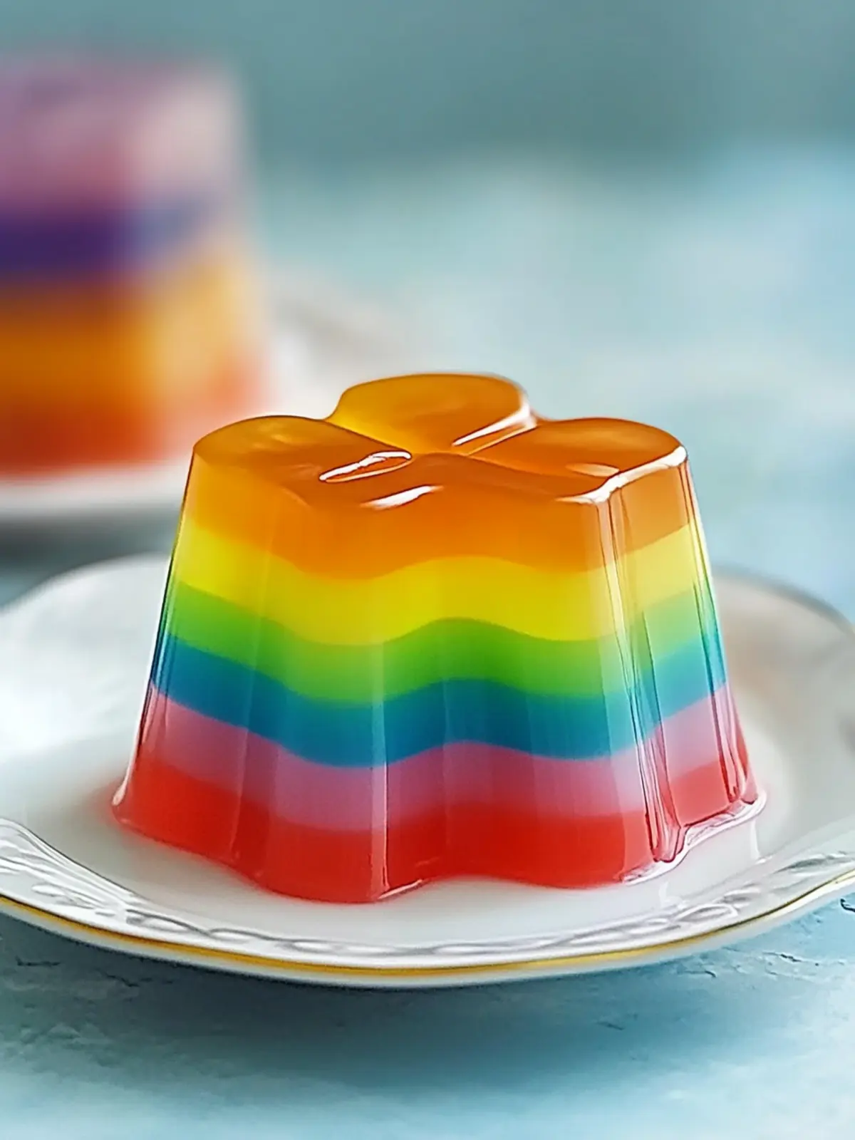 Layered Rainbow Jello