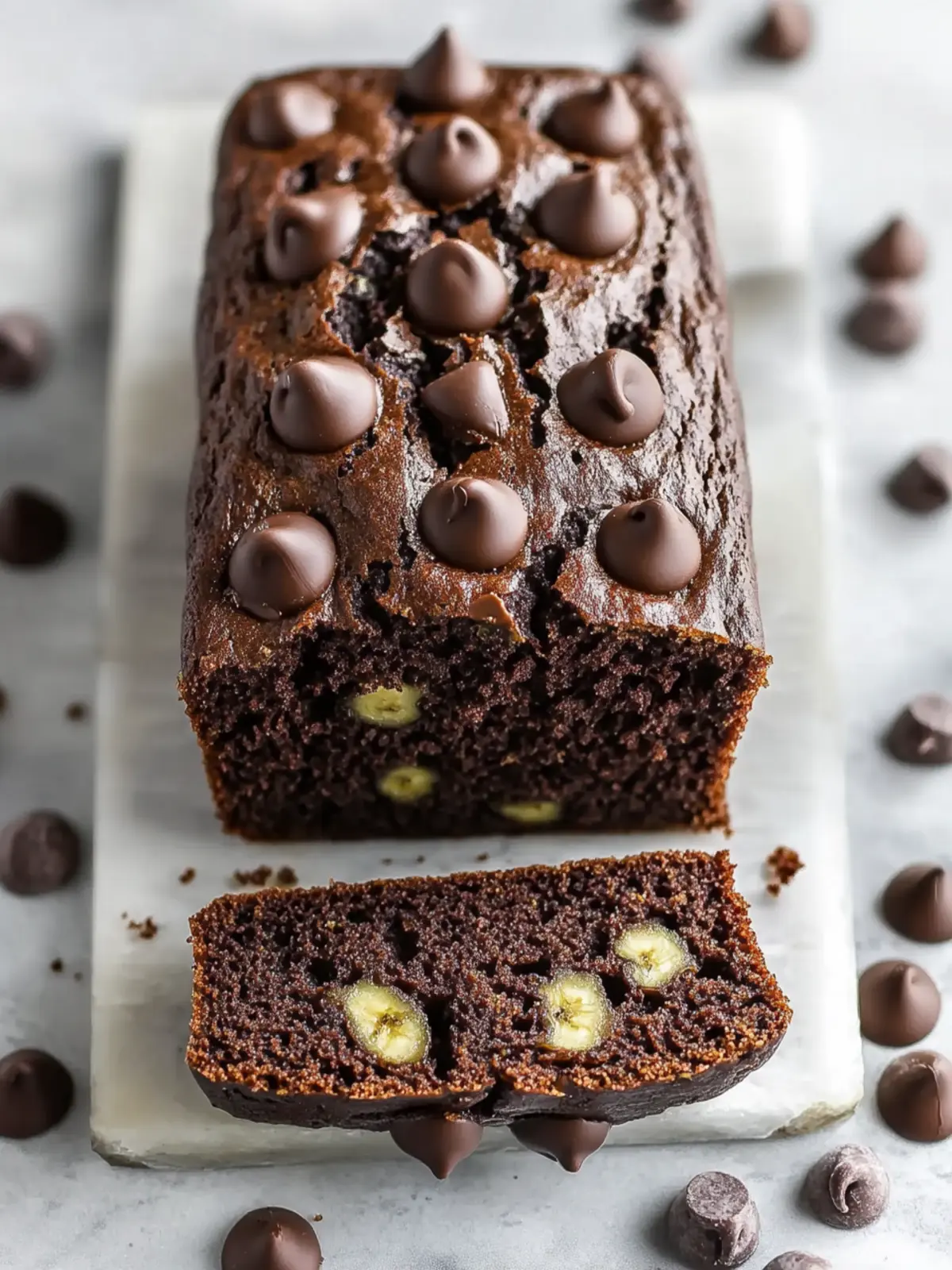 Chocolate Zucchini Banana Bread