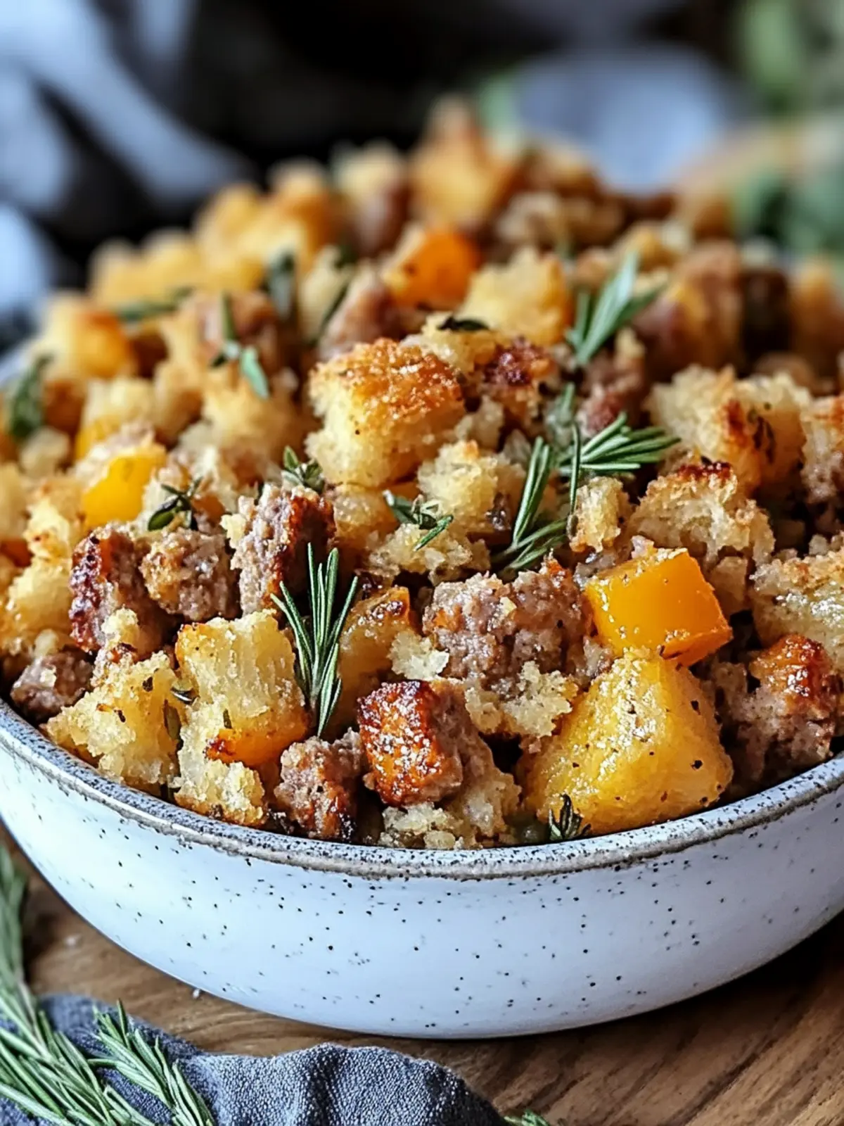Slow Cooker Sausage Stuffing