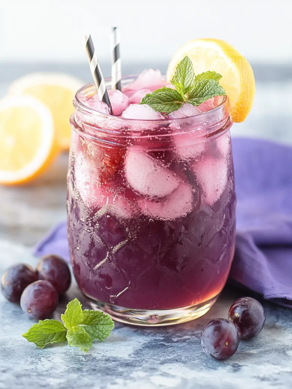 Sparkling Grape Punch