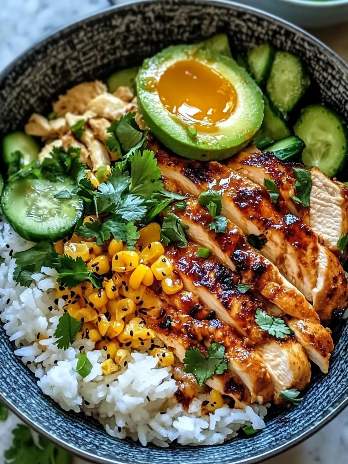 Chicken rice bowls