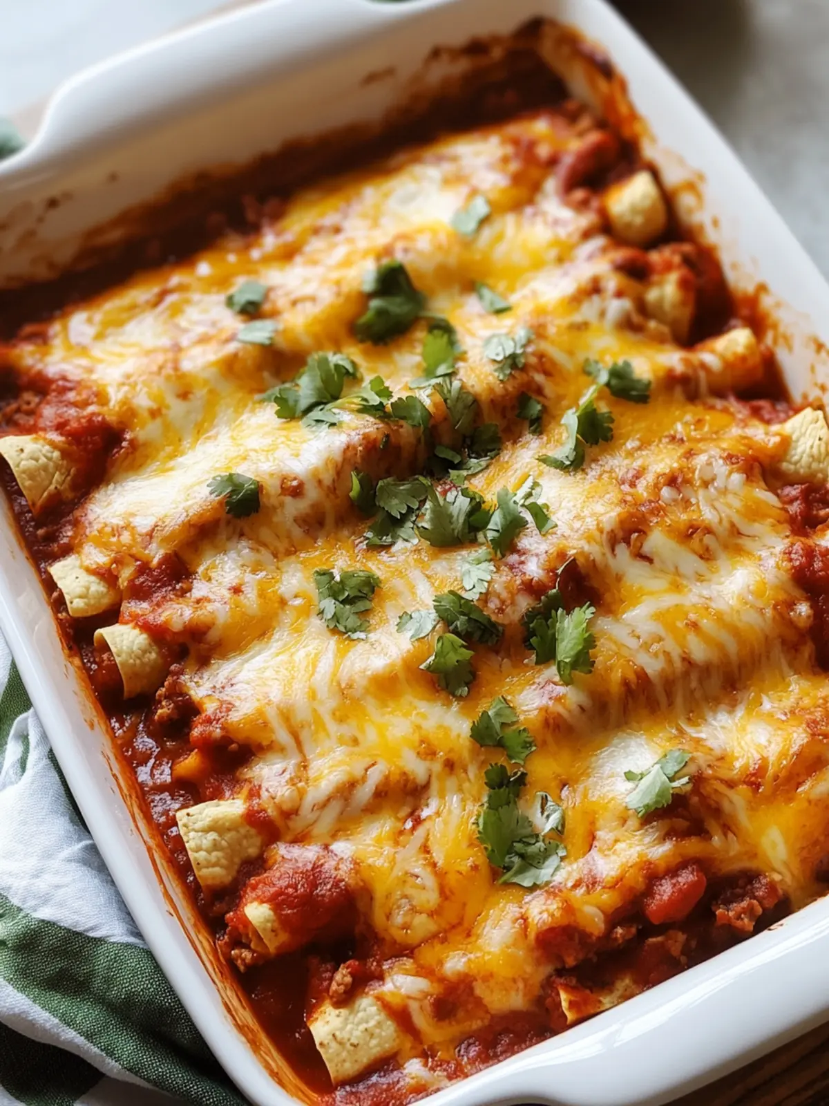 Red Enchilada Casserole