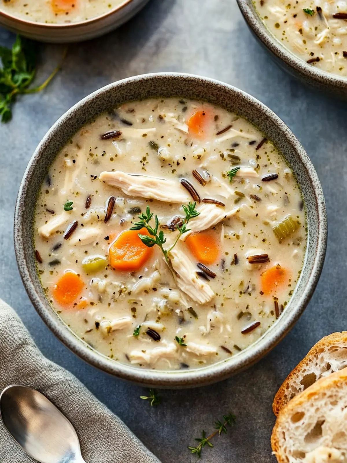 Crockpot Chicken Wild Rice Soup