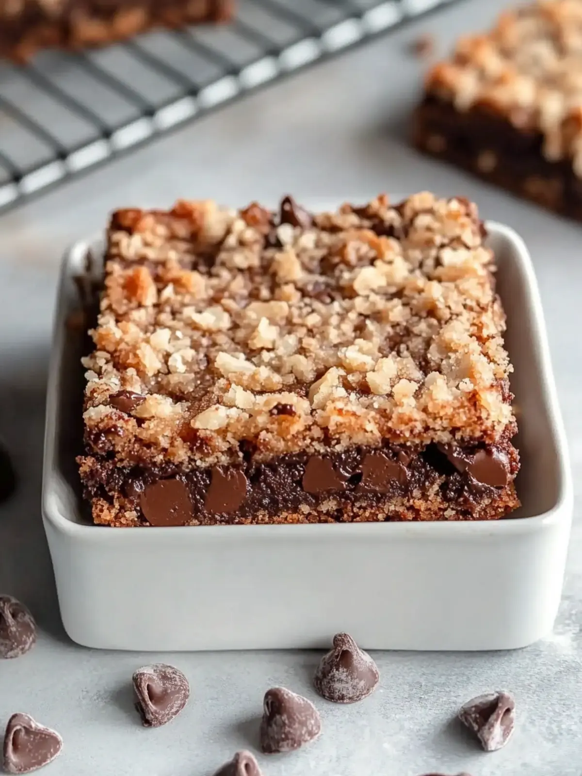 German Chocolate Cookie Bars