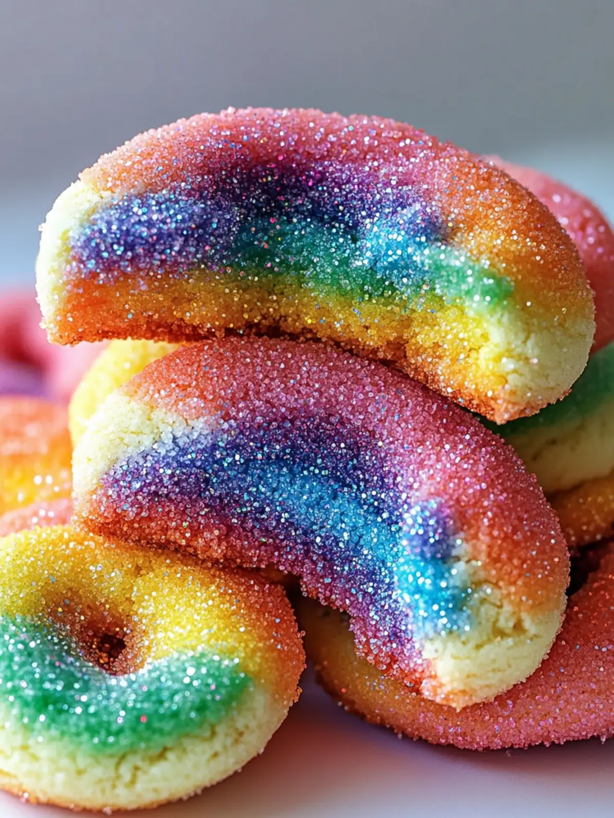 Rainbow Sugar Cookies