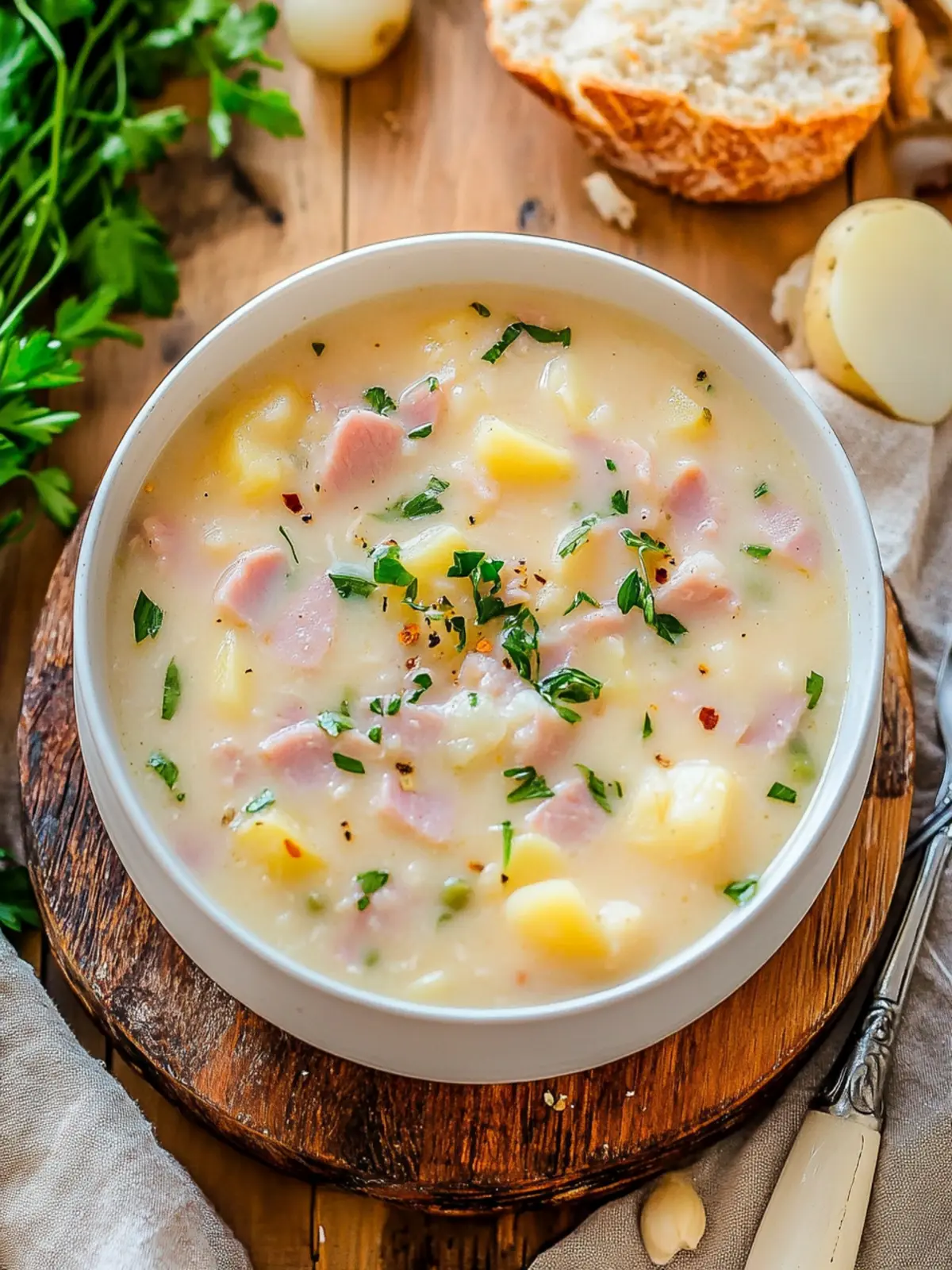 Creamy Ham and Potato Soup