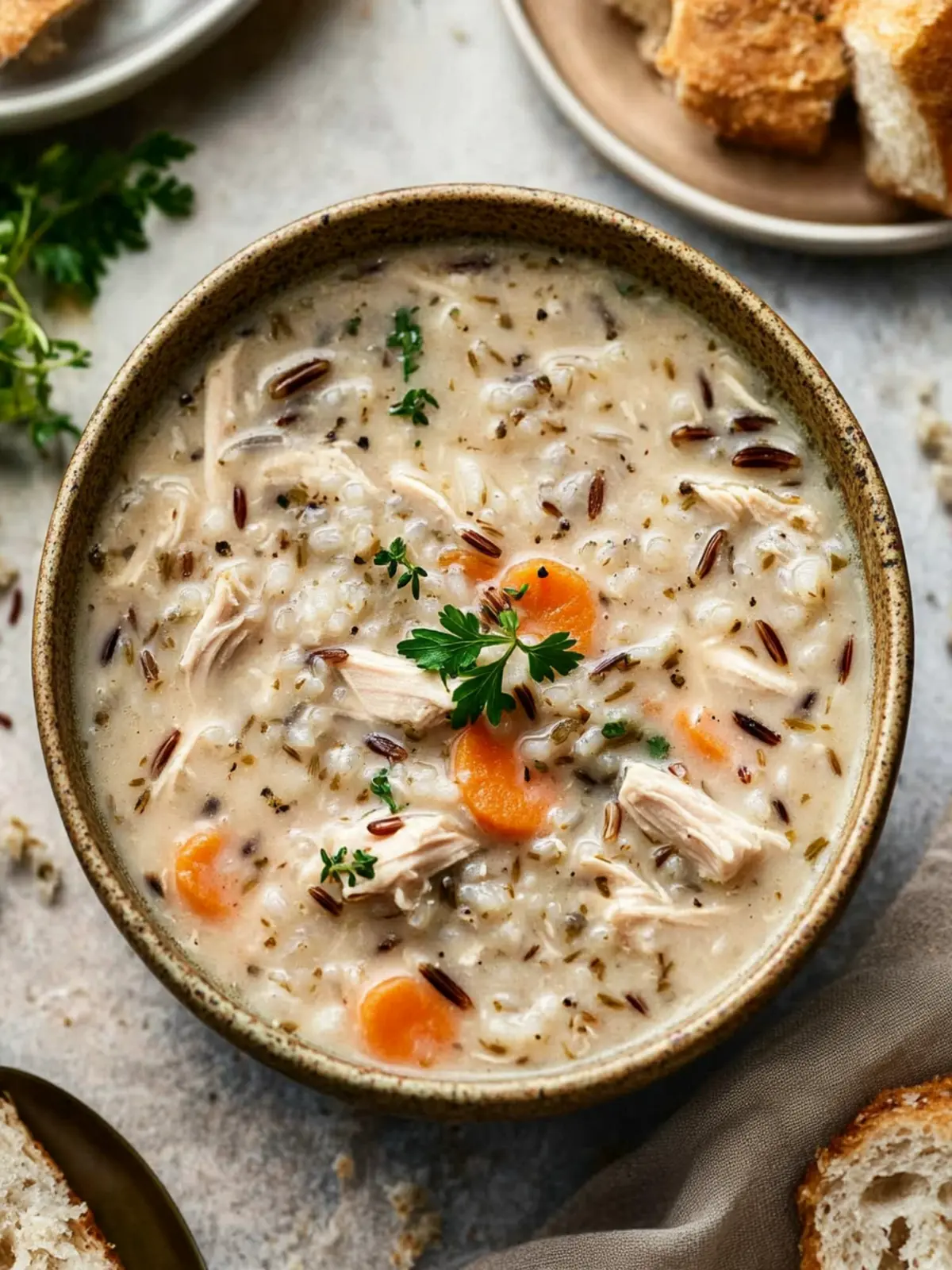 Crockpot Chicken Wild Rice Soup