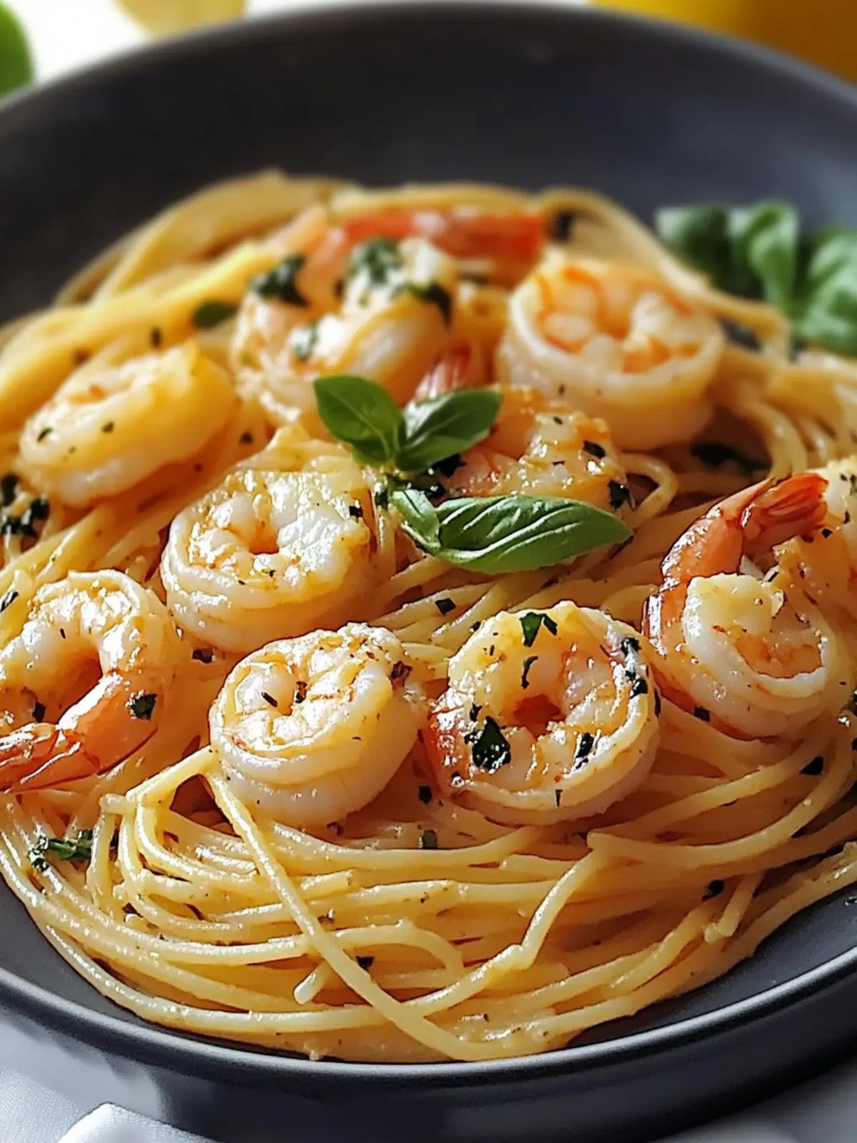 Jamaican Shrimp Pasta