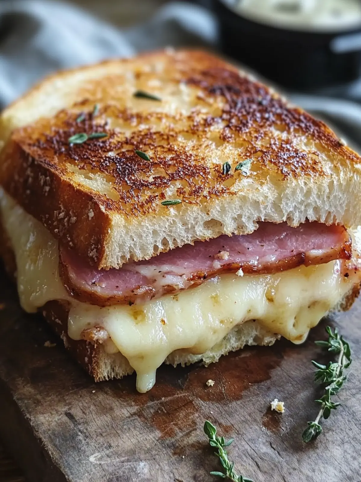 French Ham & Cheese Sandwich