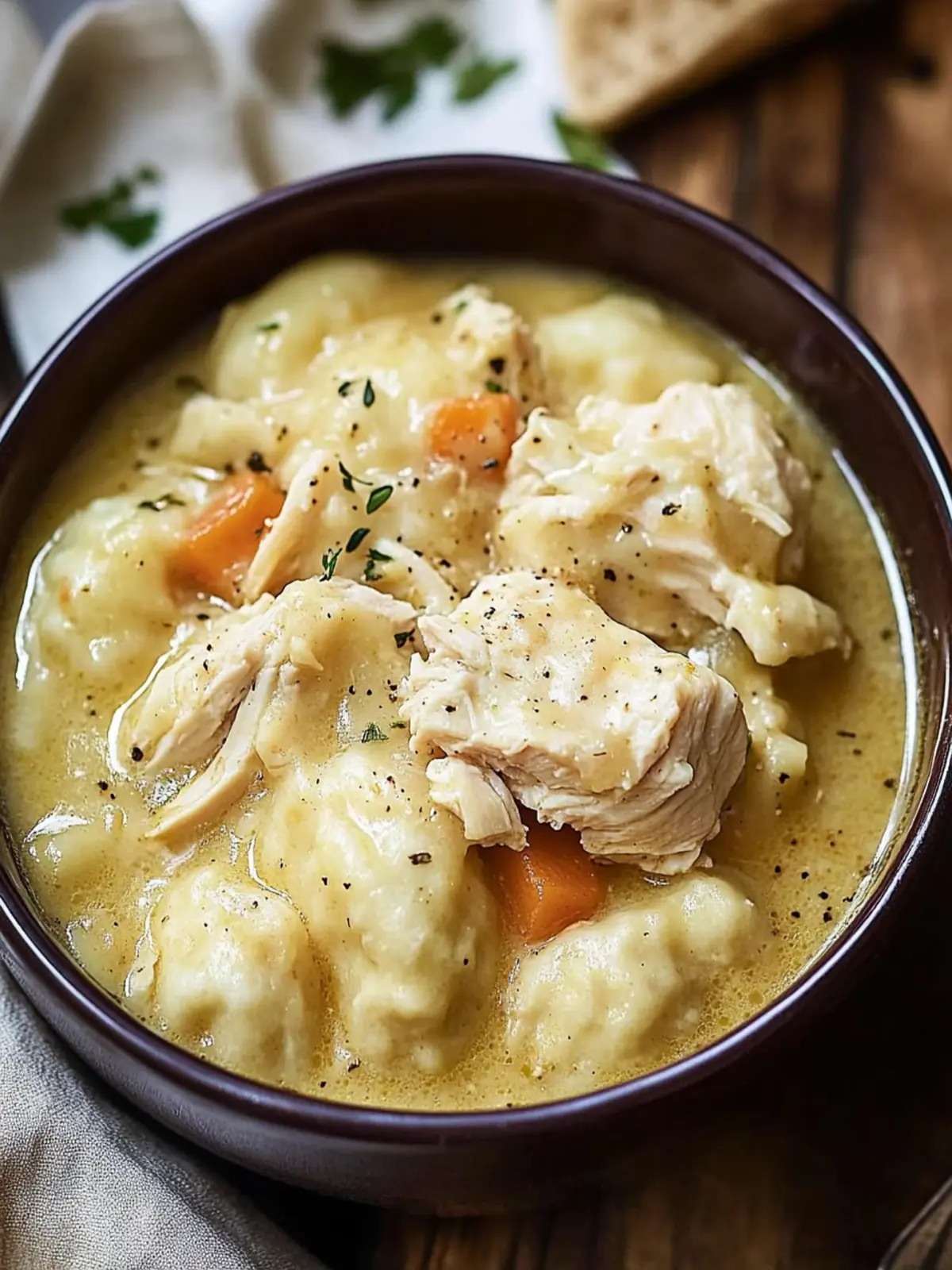 Crockpot Chicken and Dumpling