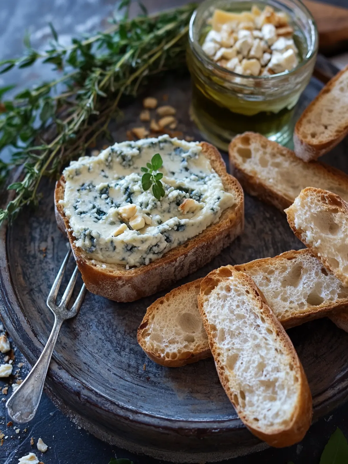 Blue Cheese and Sherry Spread