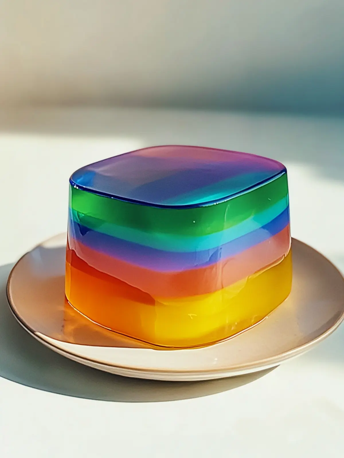 Layered Rainbow Jello