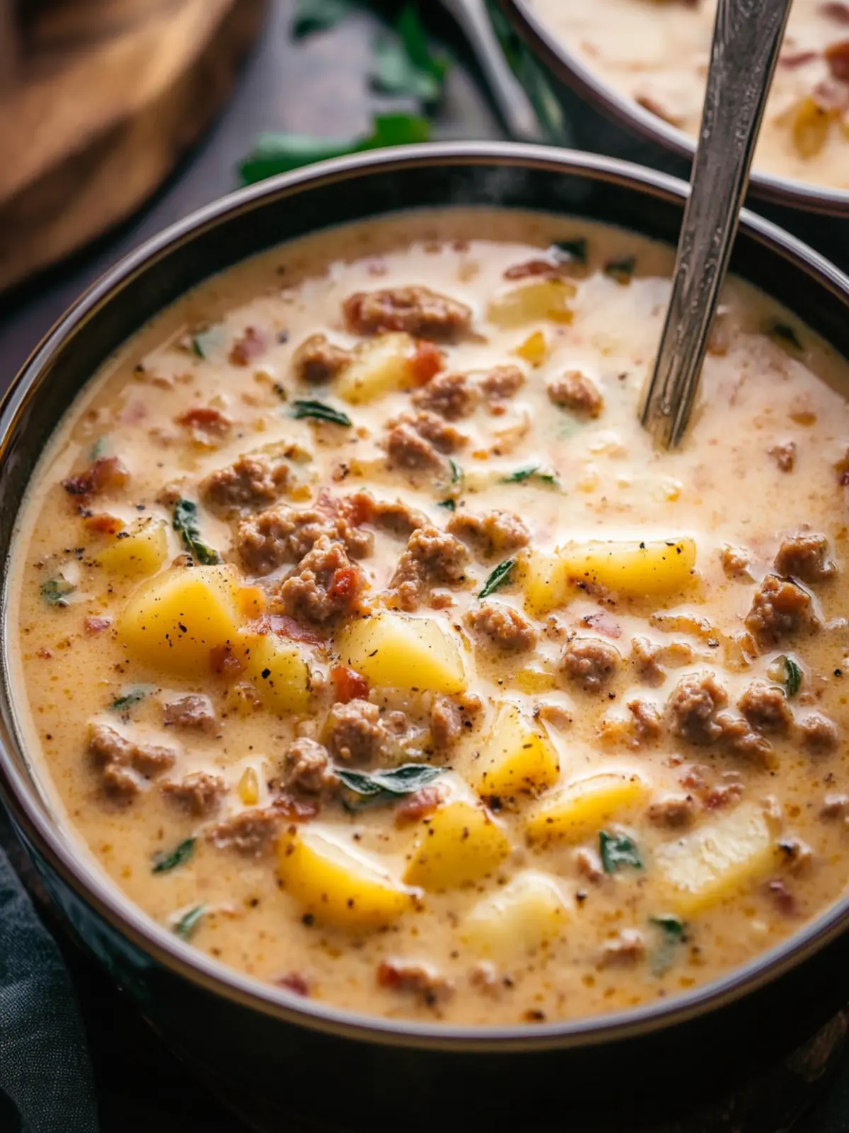 Tuscan Sausage and Potato Soup