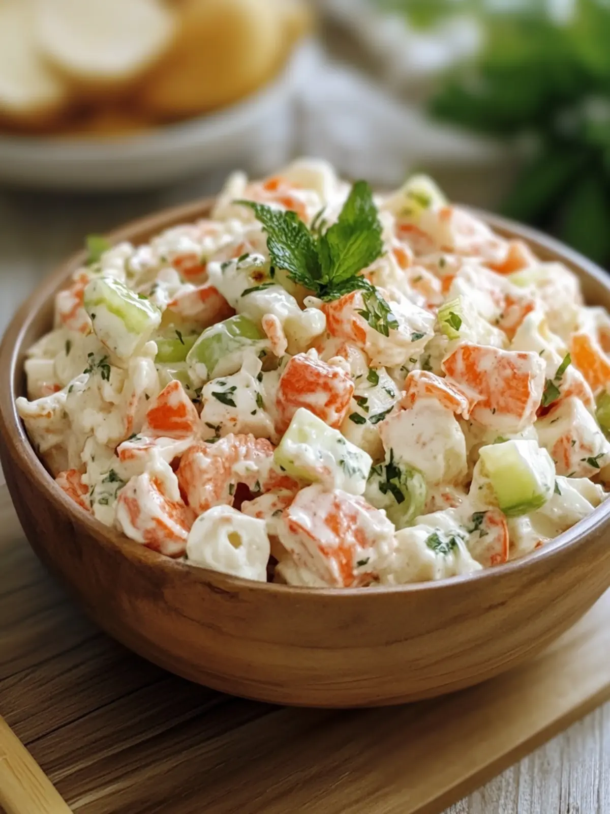 Paula Deen Crab Salad