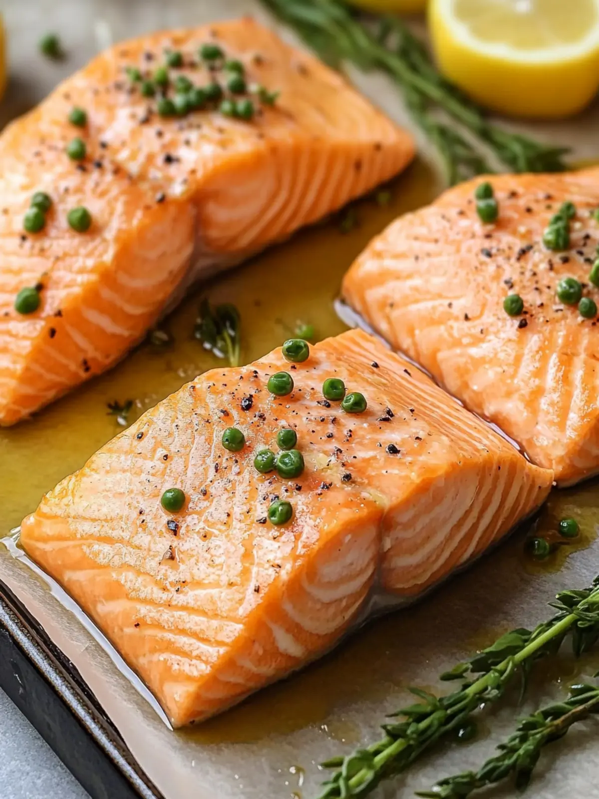 Baked Coho Salmon