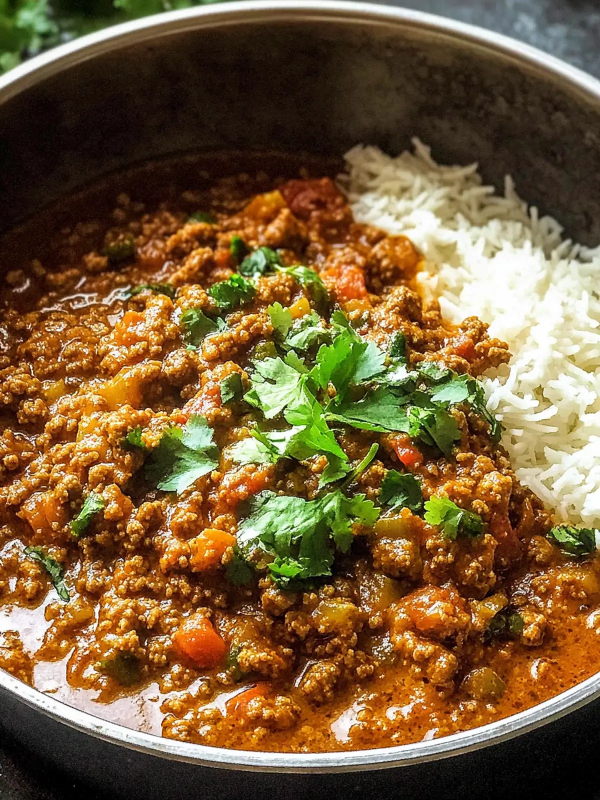 Indian Ground Beef Curry