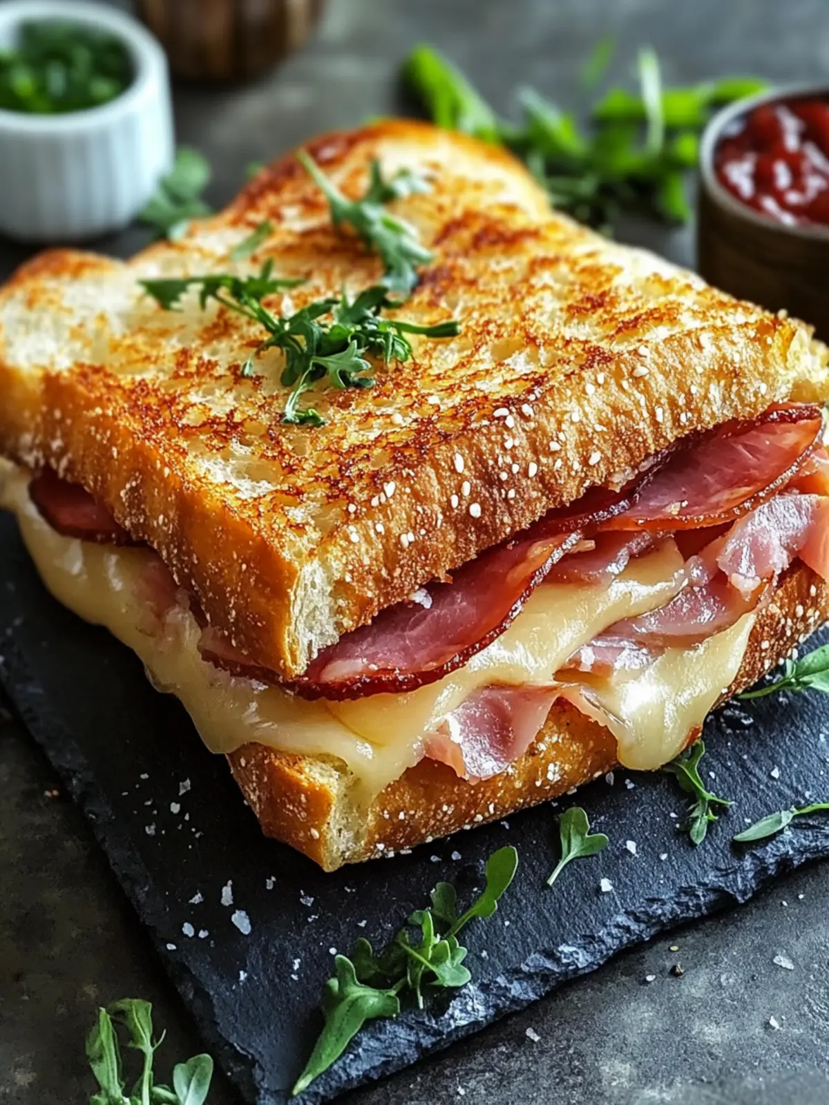 French Ham & Cheese Sandwich