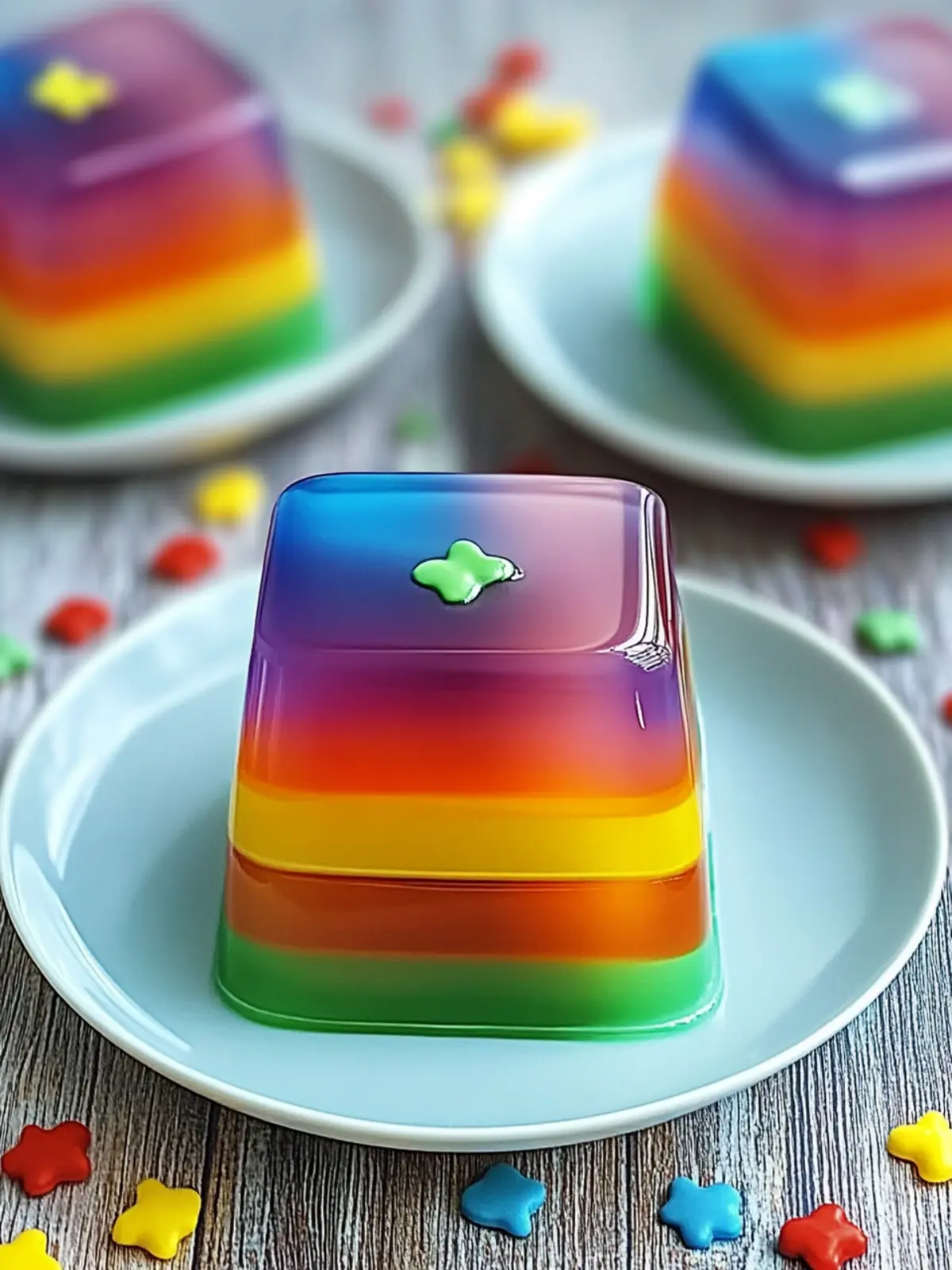 Layered Rainbow Jello