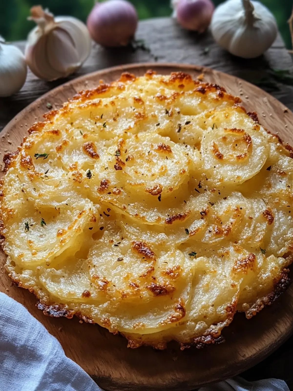 Cheesy Onion Crisp