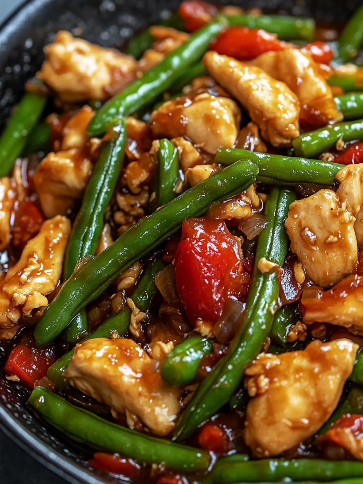 Chicken Green Bean Stir Fry