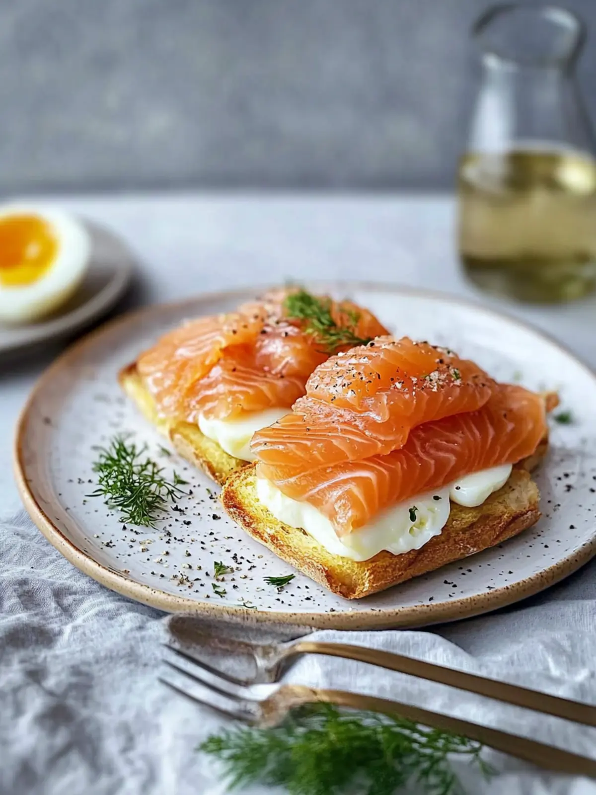 Smoked Salmon and Egg