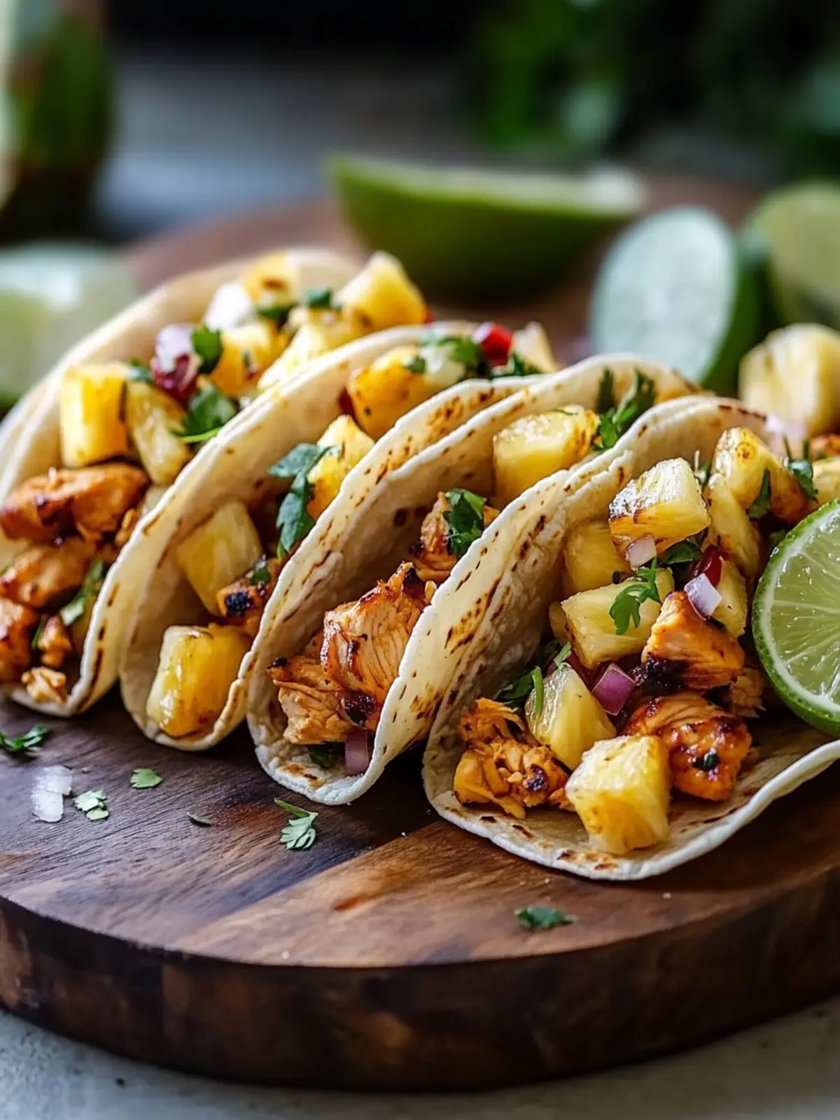 Pineapple Chicken Tacos