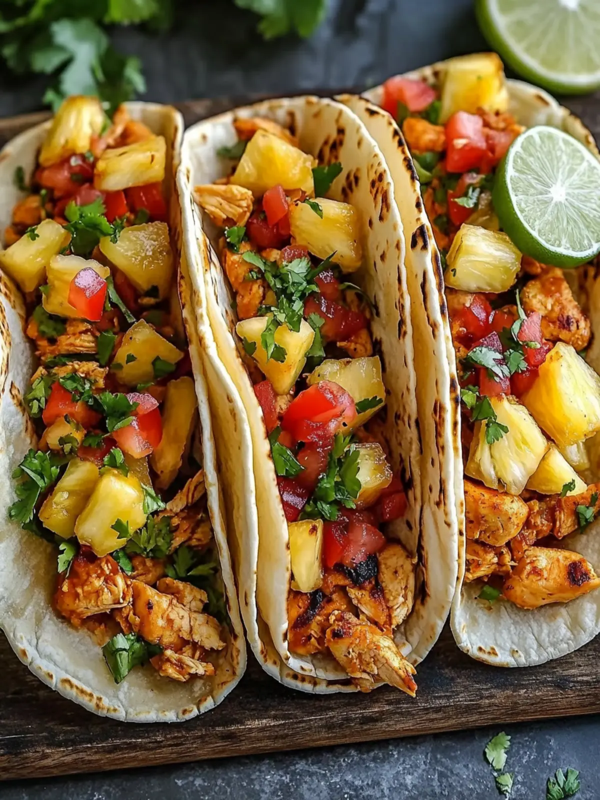Pineapple Chicken Tacos