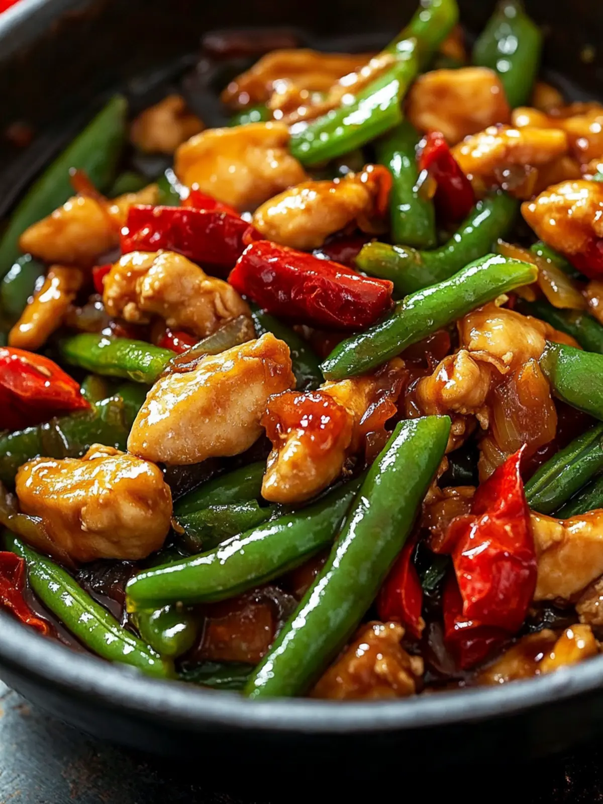 Chicken Green Bean Stir Fry