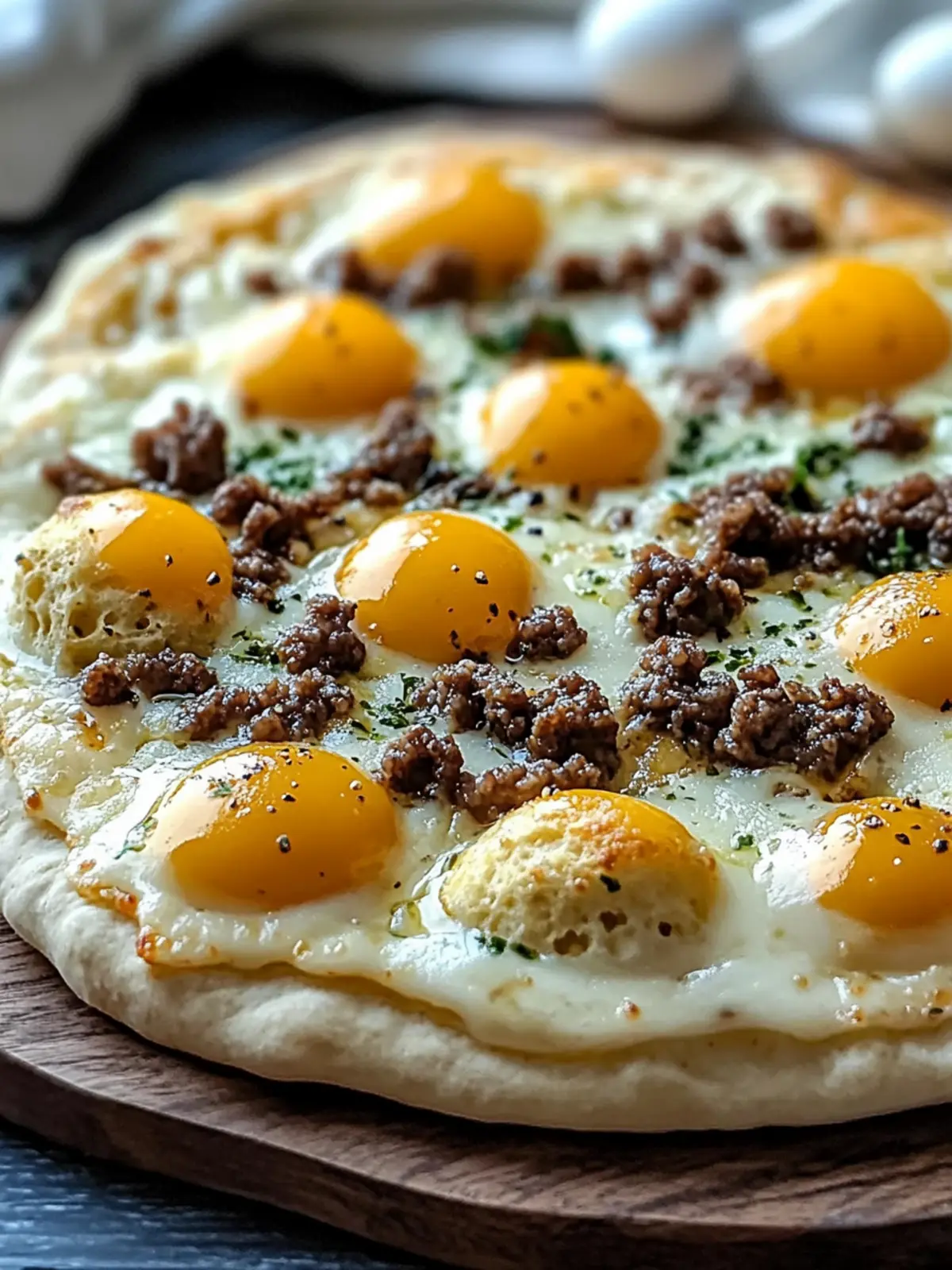 Biscuits and Gravy Breakfast Pizza